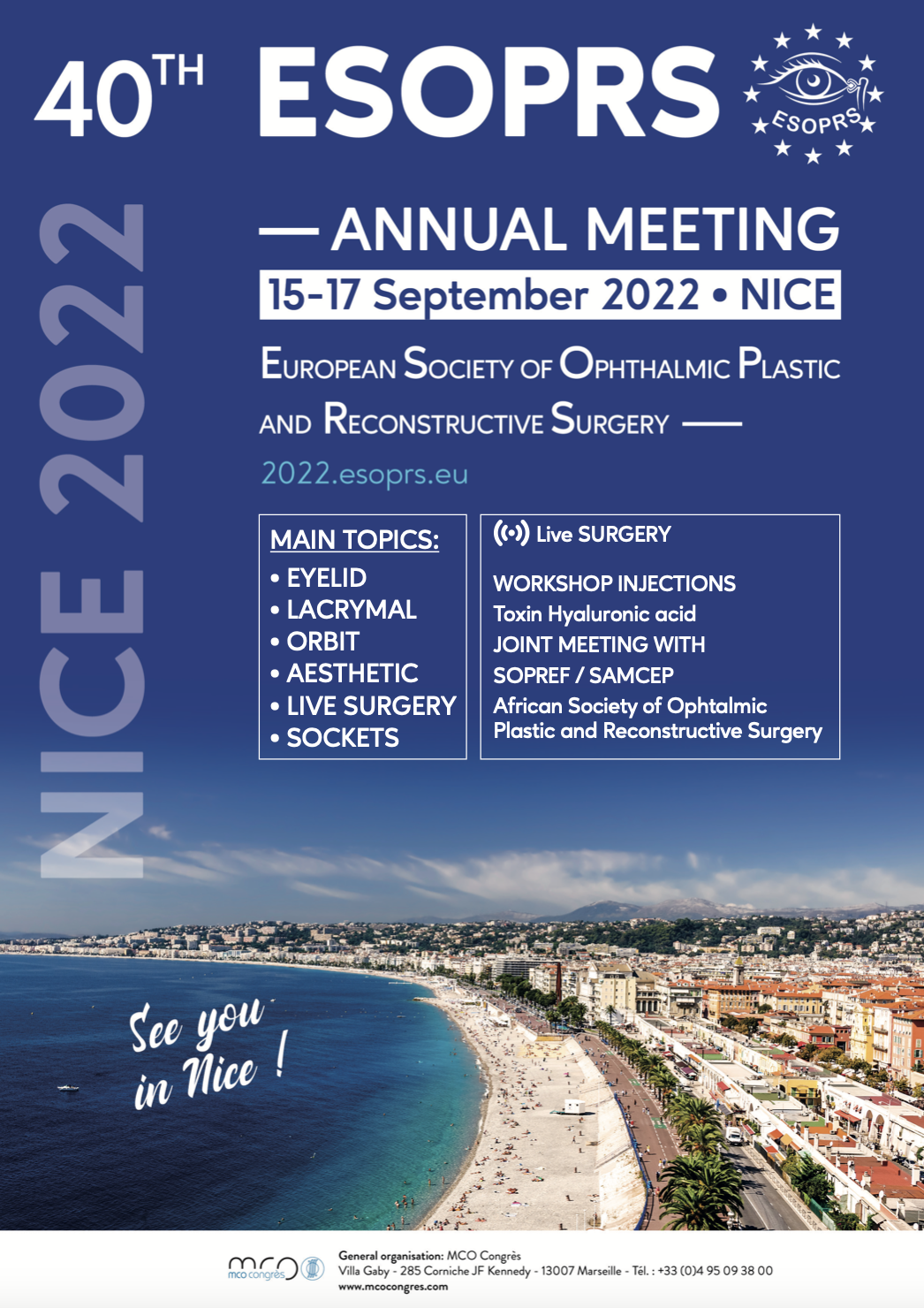 ESOPRS Annual Meeting 2022 in Nice, France